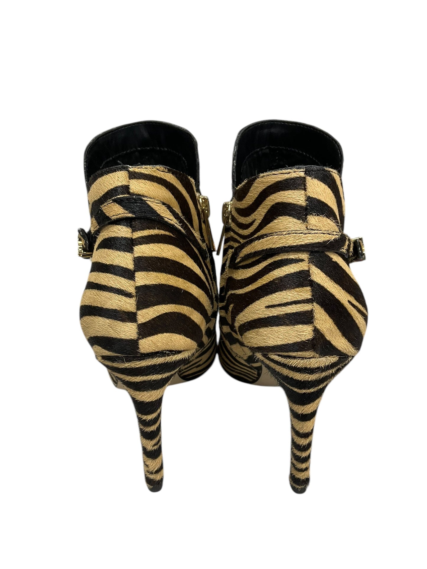 Boots Mid-calf Heels By Sam Edelman In Animal Print, Size: 8.5