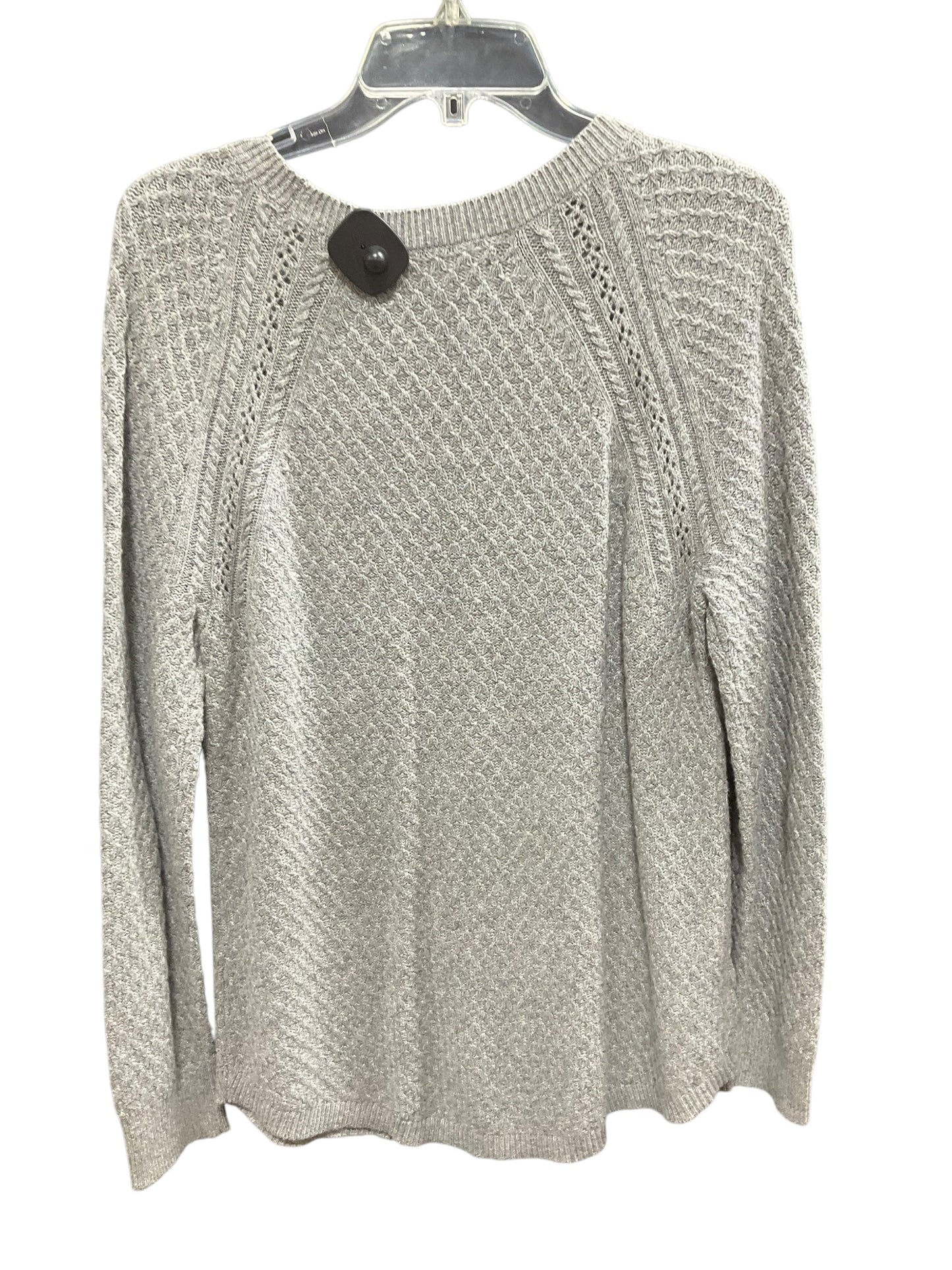 Sweater By Loft In Grey, Size: M