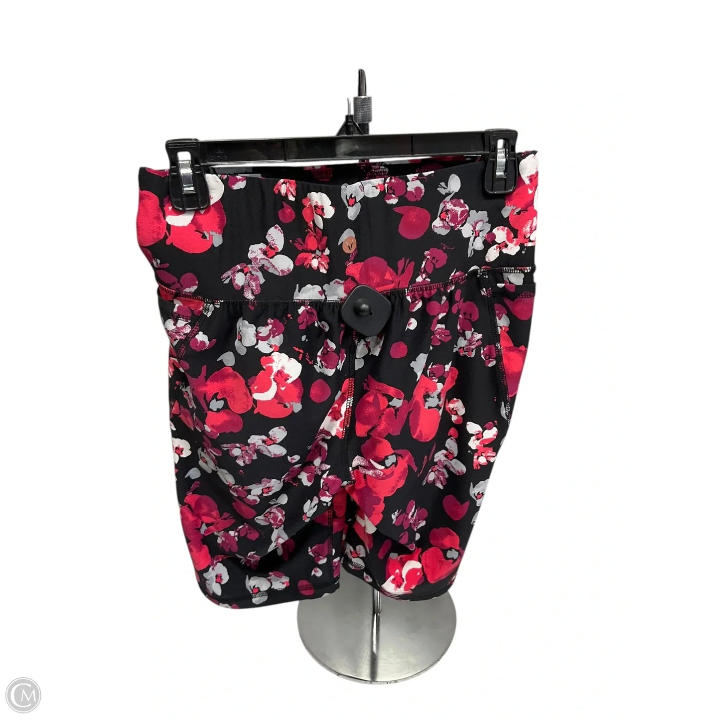 Athletic Capris By Livi Active In Black & Red, Size: 10