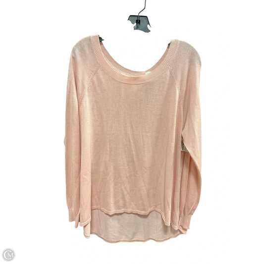 Sweater By Pure Energy In Pink, Size: 1x
