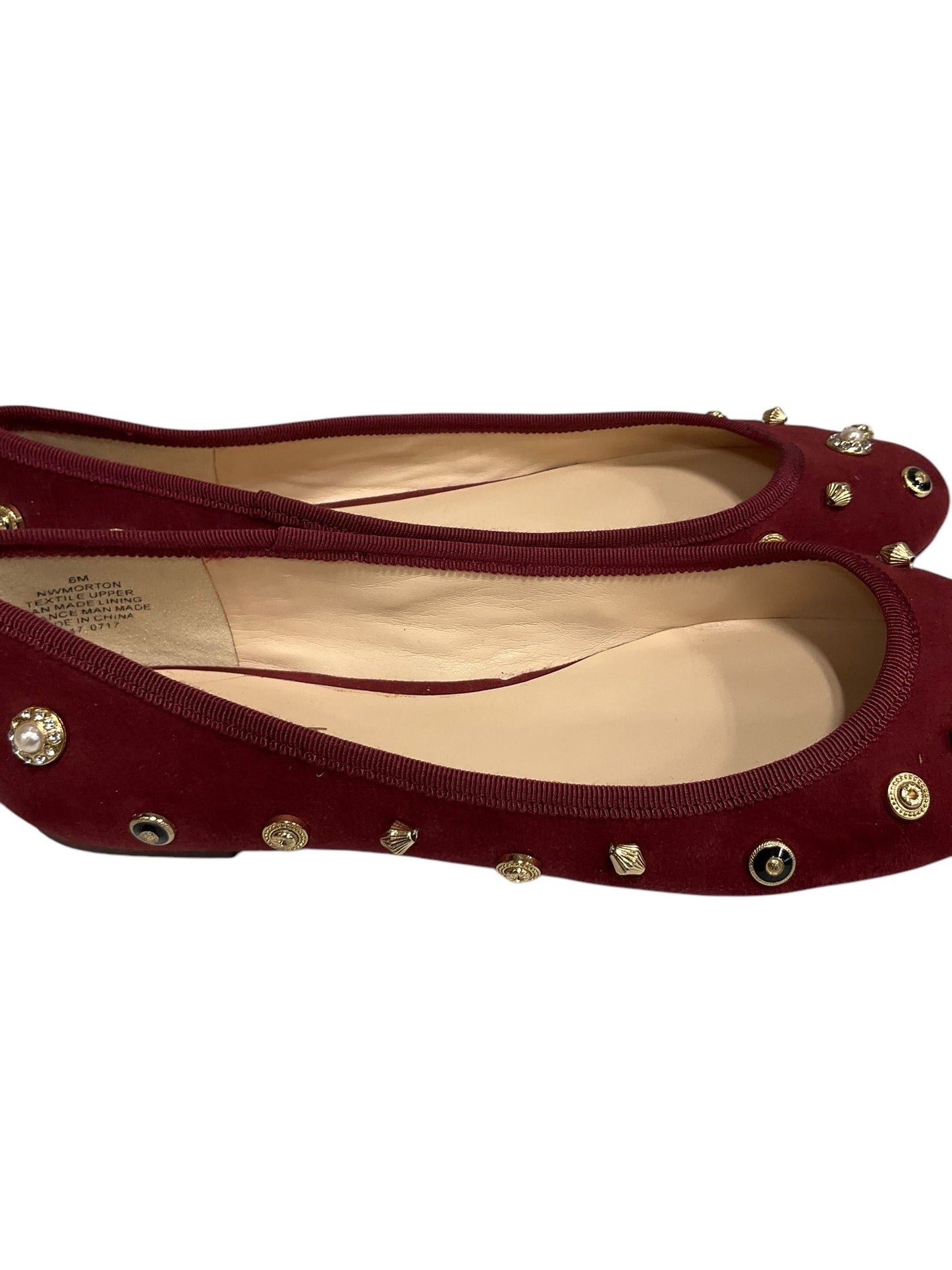 Shoes Flats By Nine West In Red, Size: 6