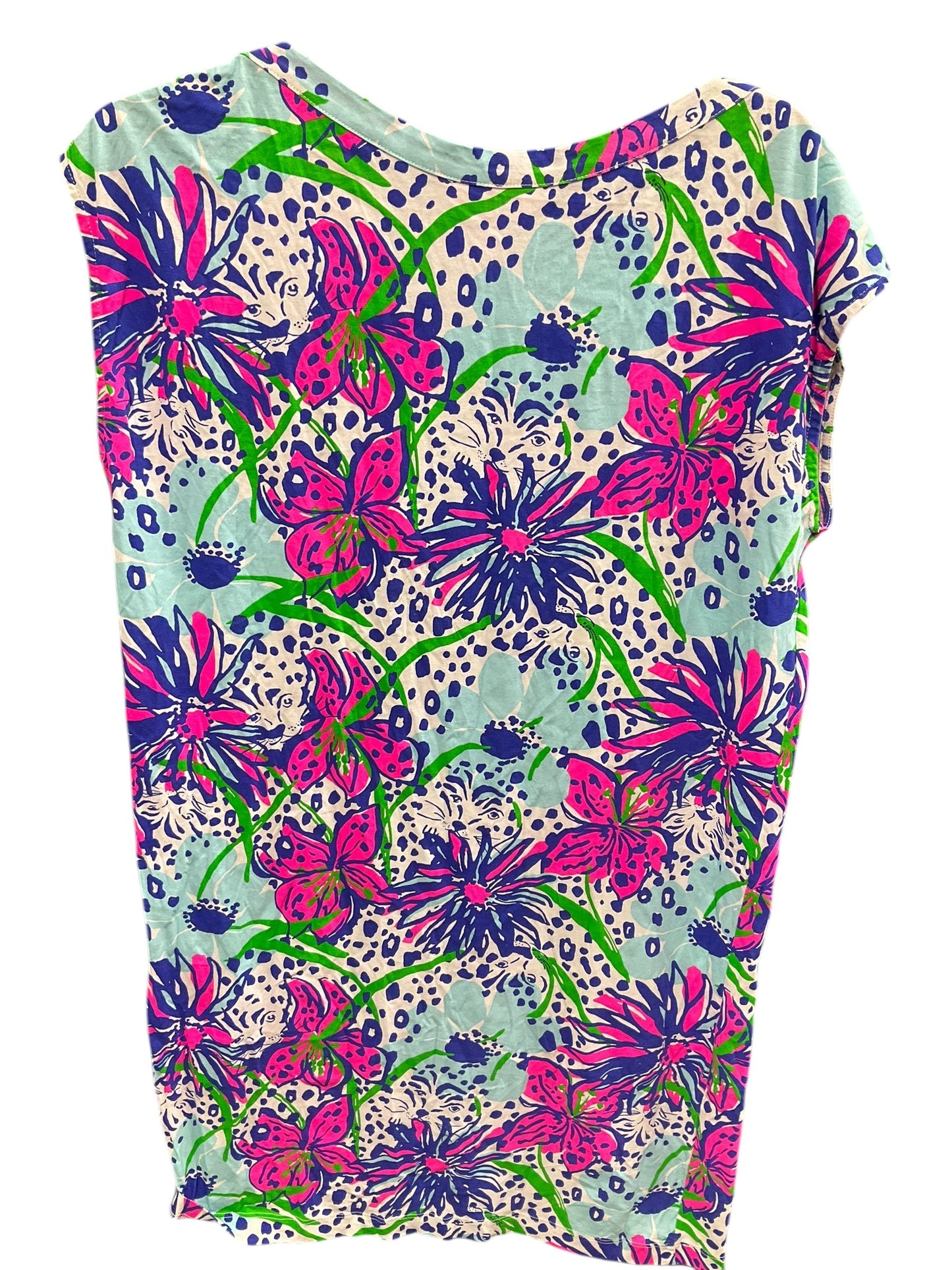 Dress Designer By Lilly Pulitzer In Blue & Pink, Size: M