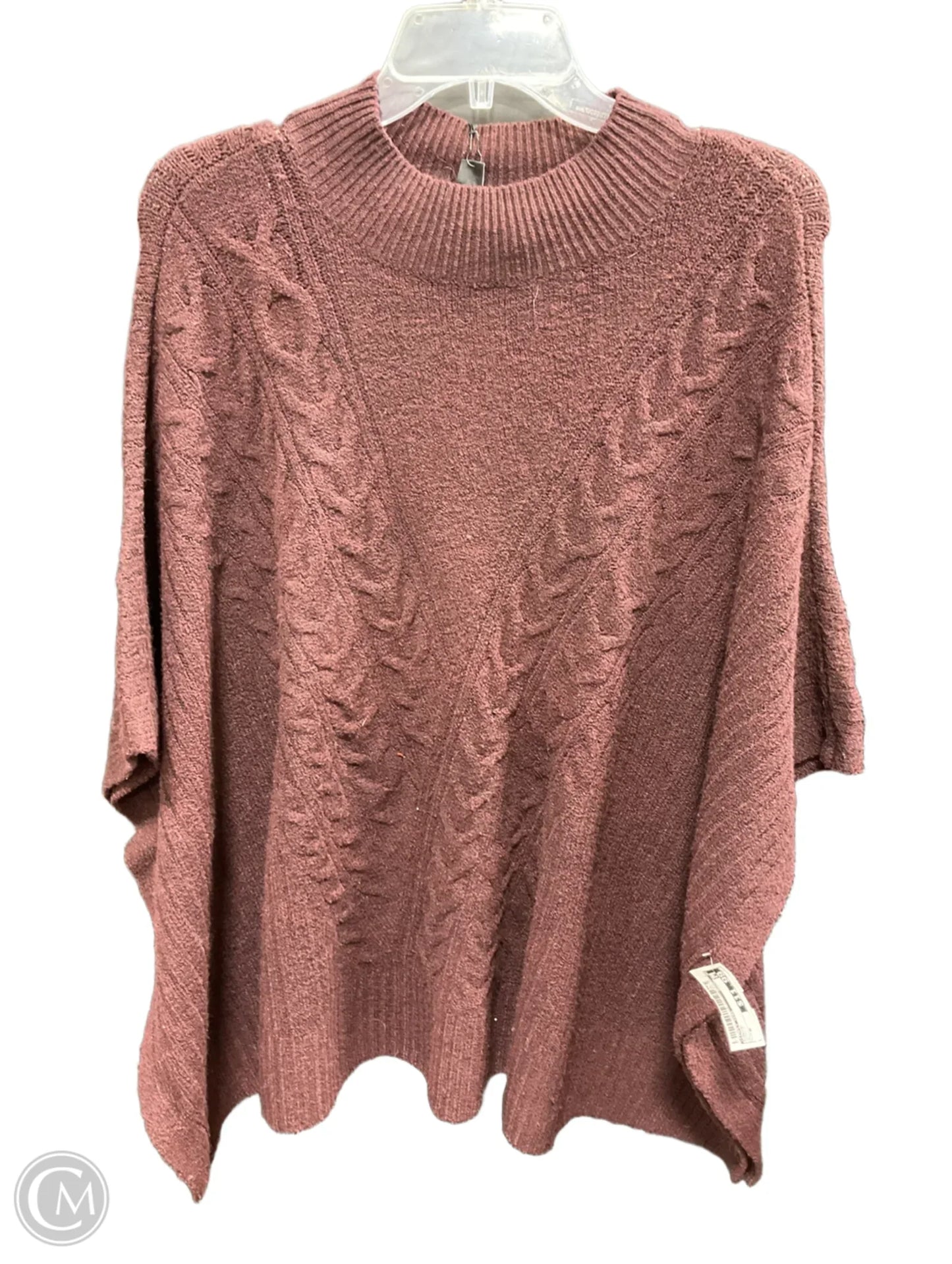 Poncho By Simply Vera In Purple, Size: M
