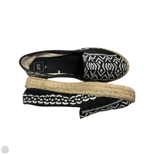 Shoes Flats By Gap In Black & White, Size: 10