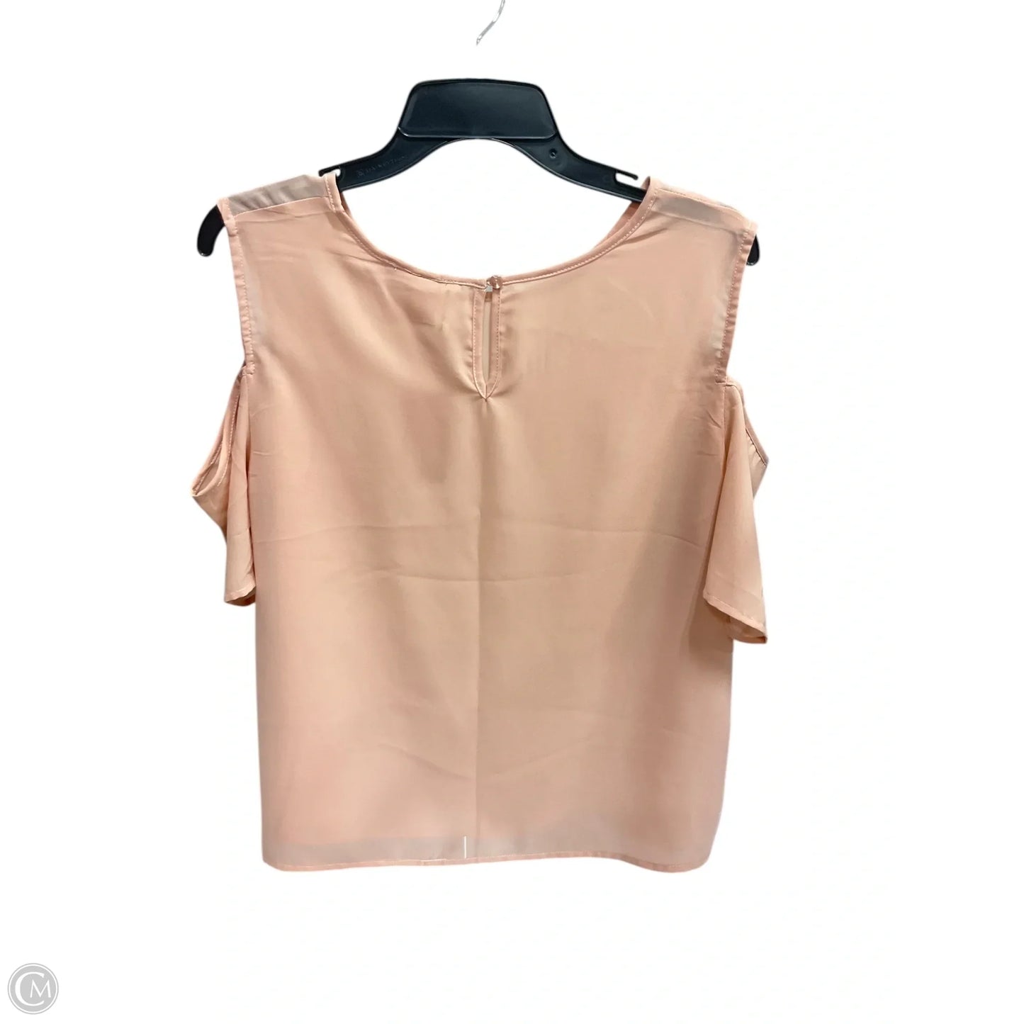 Top Short Sleeve By Japna In Peach, Size: Xl