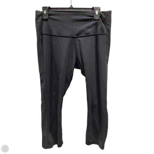 Athletic Capris By Athleta In Black, Size: 1x