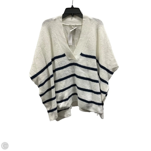 Poncho By Loft In White, Size: Xs