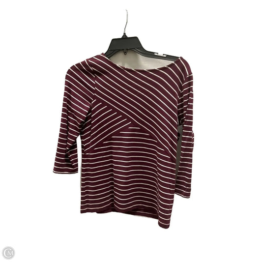 Top 3/4 Sleeve By Talbots In Red, Size: Sp