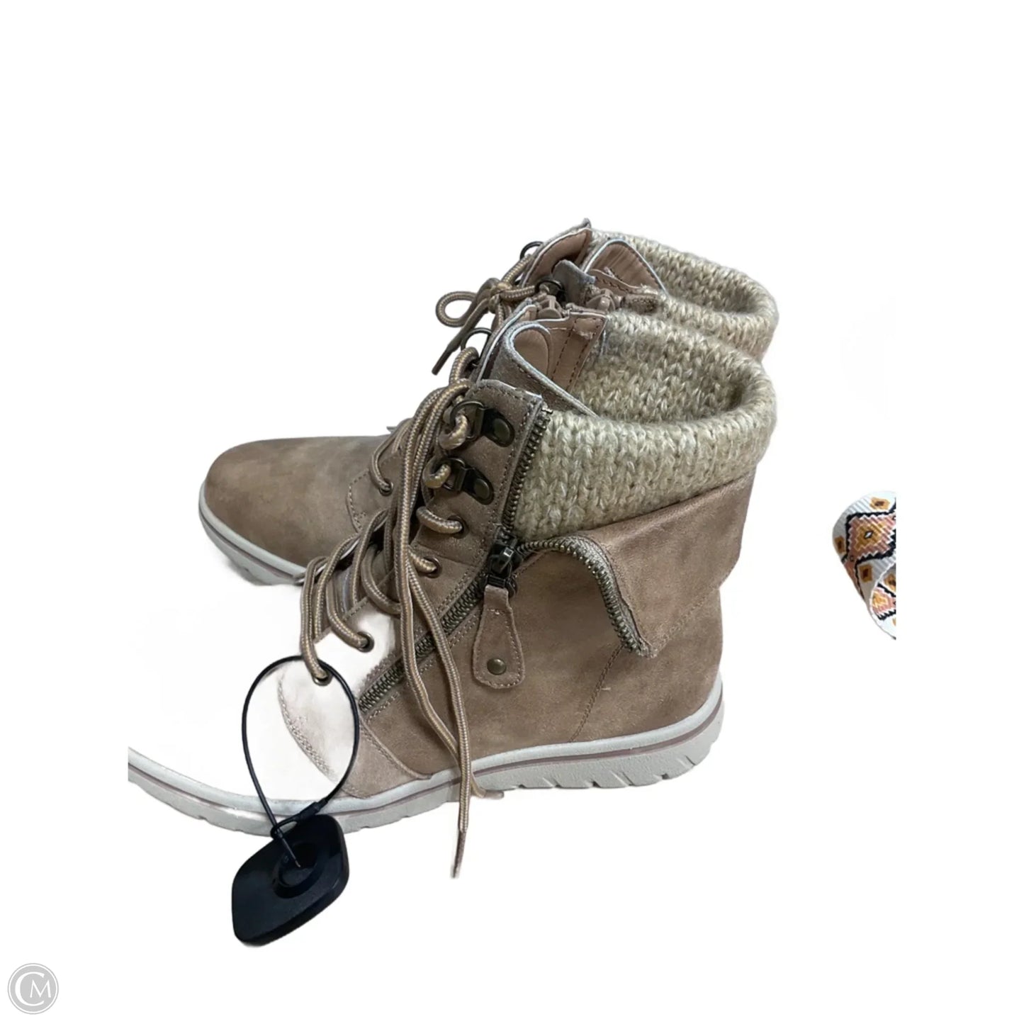 Boots Ankle Flats By White Mountain In Tan, Size: 9