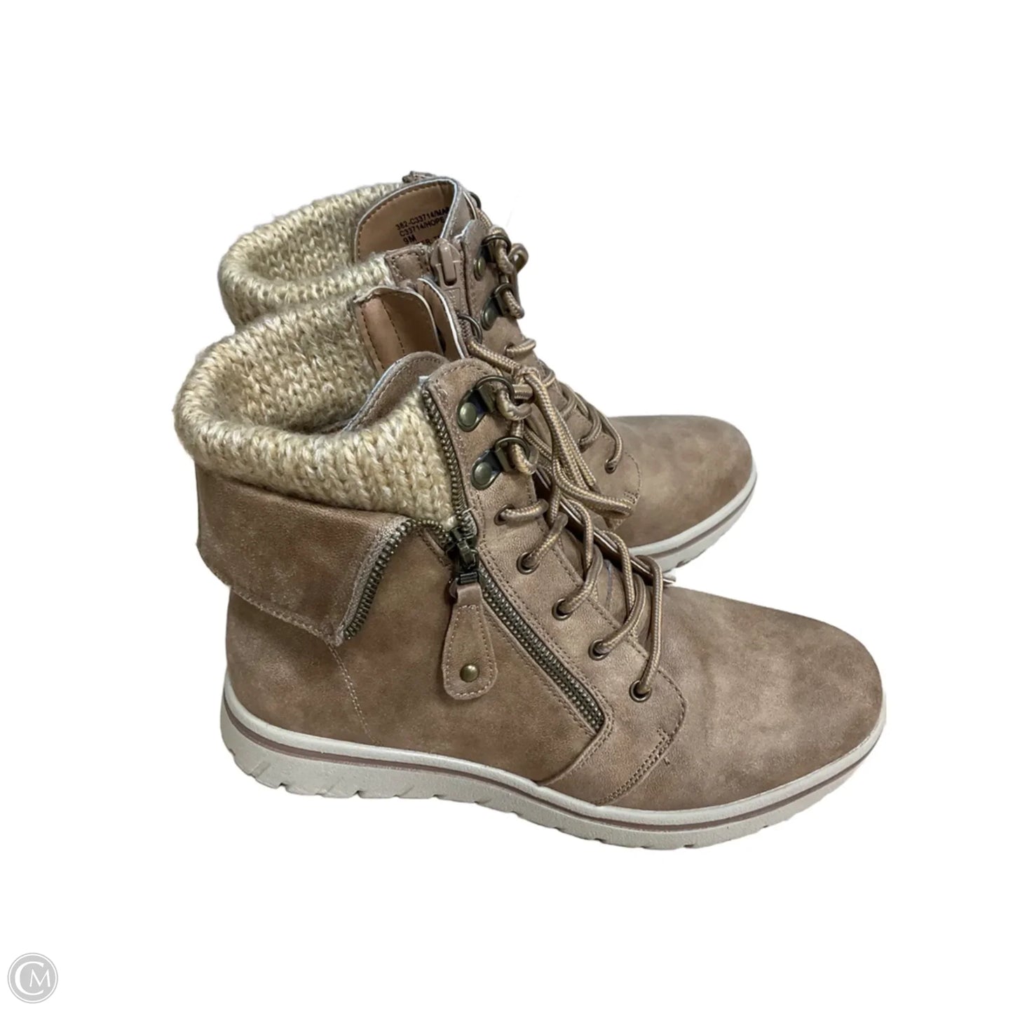 Boots Ankle Flats By White Mountain In Tan, Size: 9