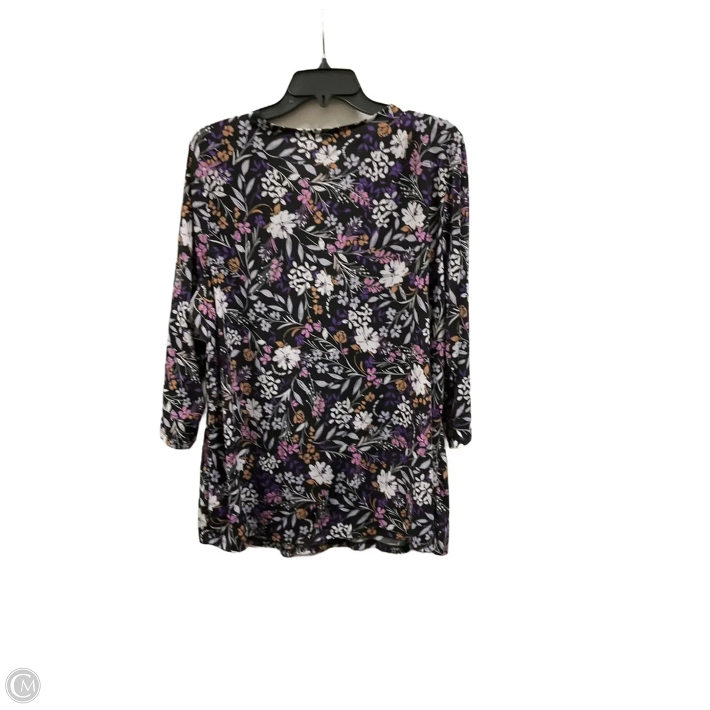 Top 3/4 Sleeve By Lane Bryant In Purple, Size: 1x