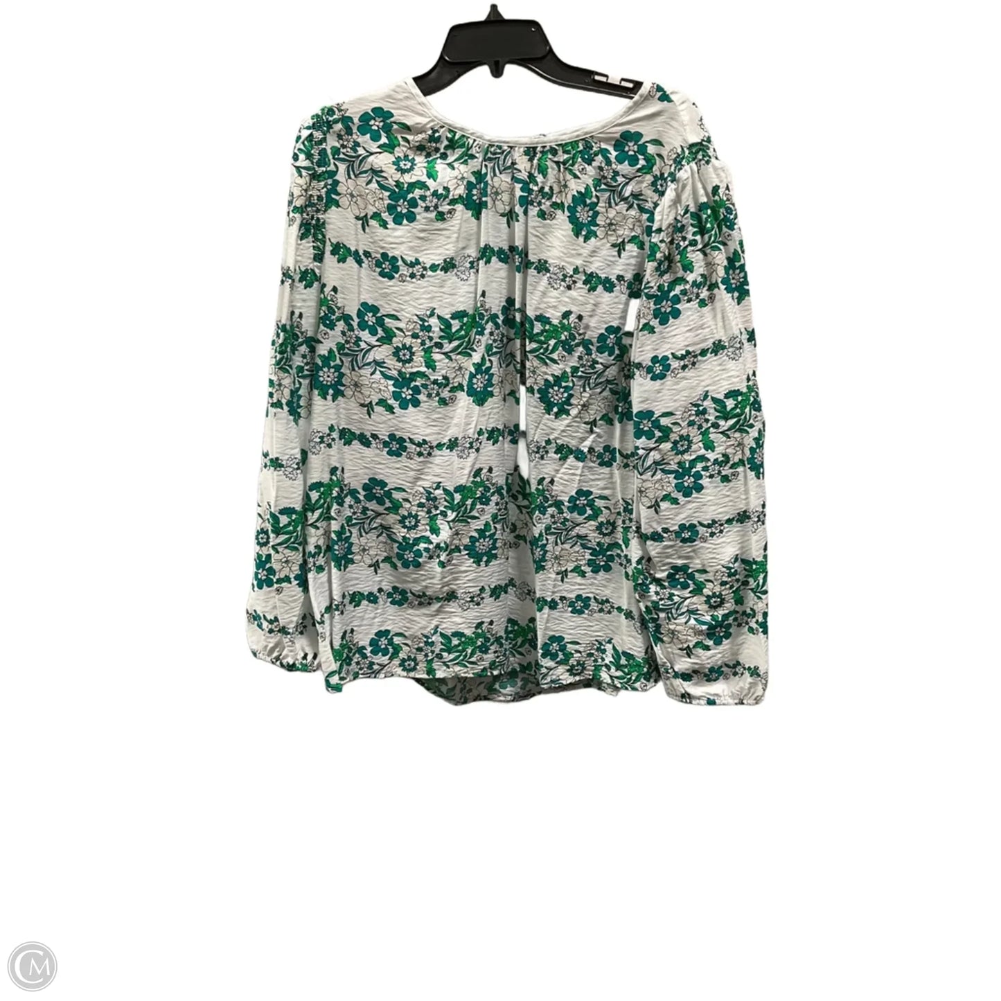 Top Long Sleeve By Lane Bryant In White, Size: 1x