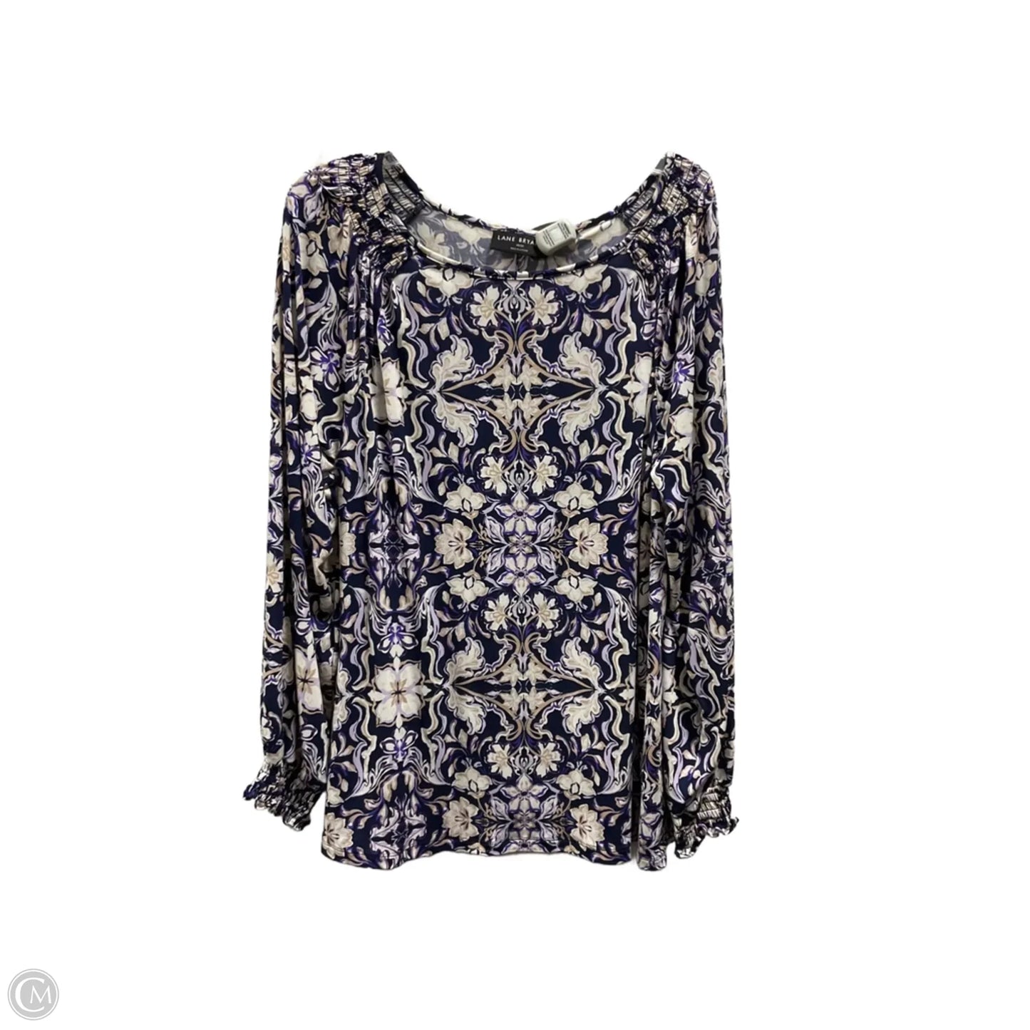 Top Long Sleeve By Lane Bryant In Purple, Size: 1x
