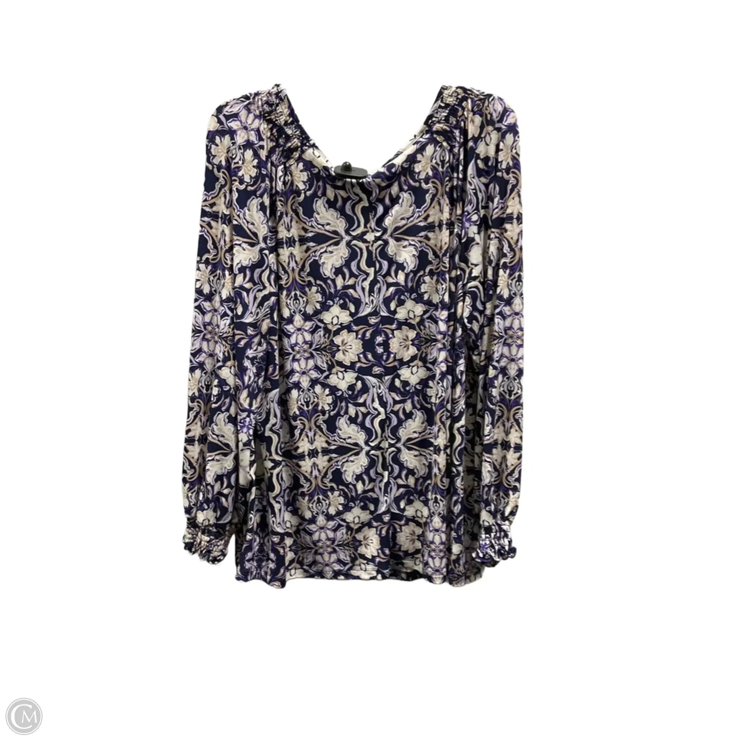 Top Long Sleeve By Lane Bryant In Purple, Size: 1x