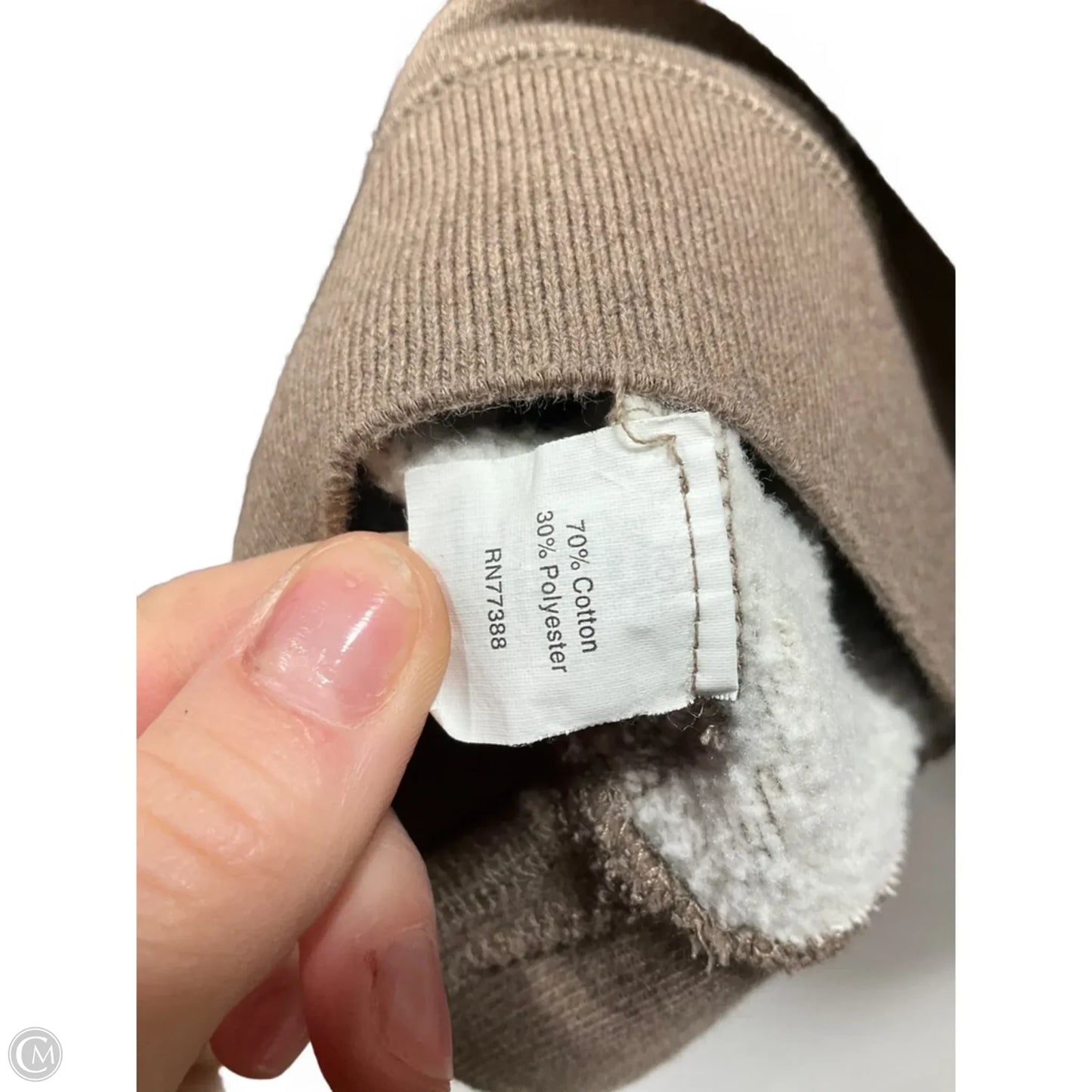 Top Long Sleeve By J. Crew In Brown, Size: M