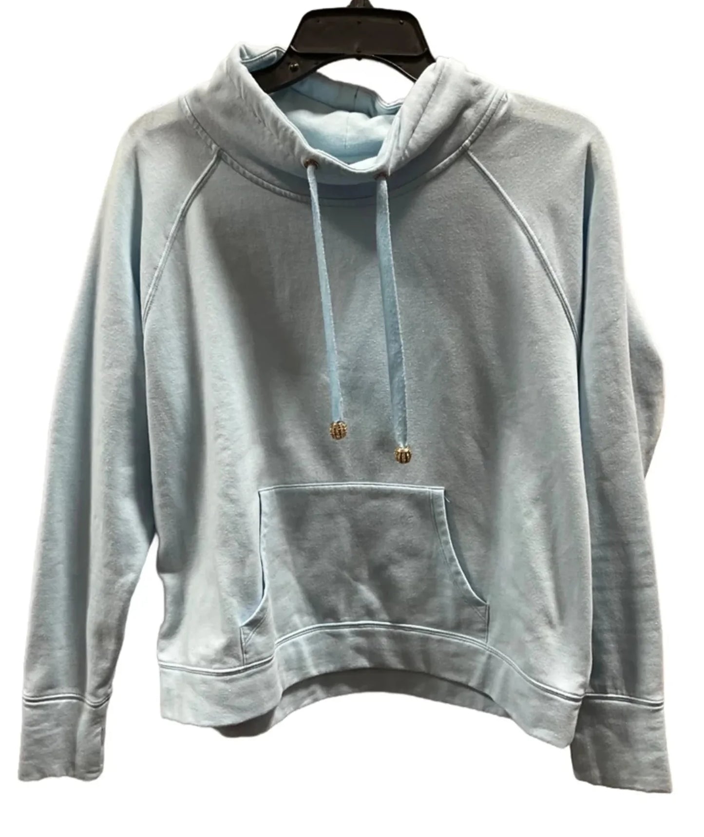 Top Long Sleeve Designer By Lilly Pulitzer In Blue, Size: M