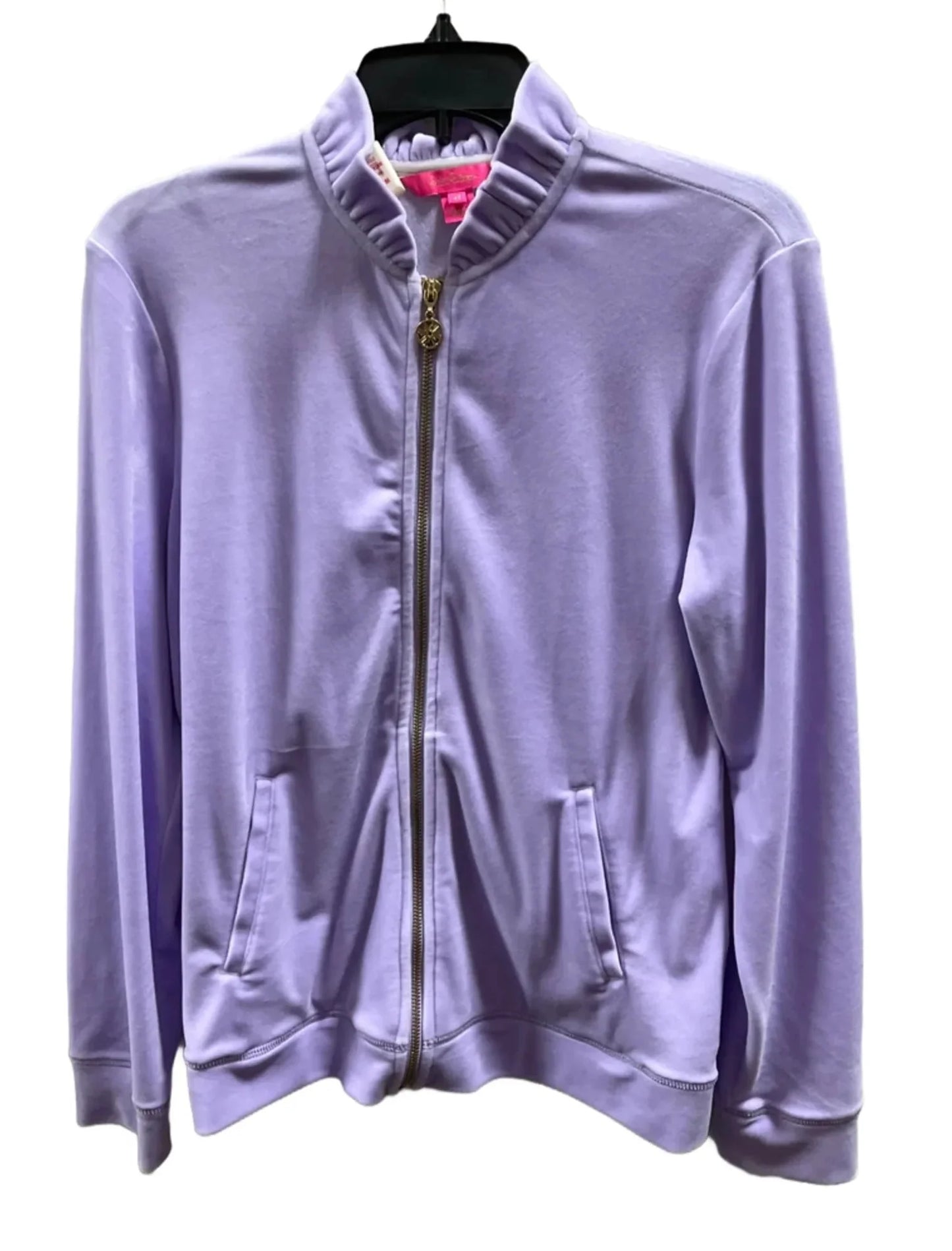 Top Long Sleeve Designer By Lilly Pulitzer In Purple, Size: M