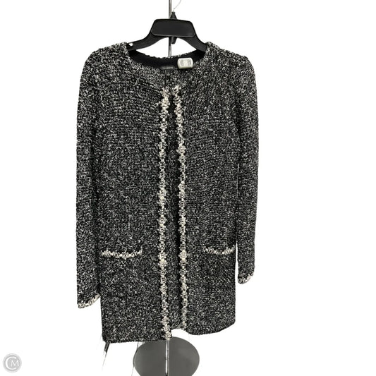 Sweater Cardigan By Talbots In Black, Size: S