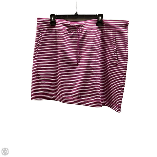 Skirt Mini & Short By Chicos In Purple, Size: 1x