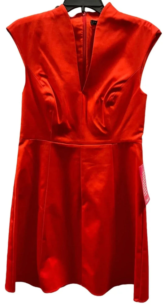 Dress Designer By Halston In Orange, Size: 10