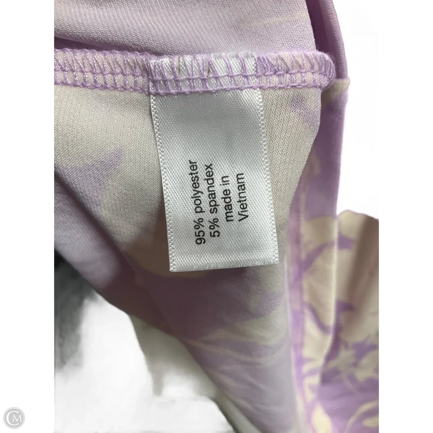Top Short Sleeve By Lane Bryant In Purple, Size: 1x