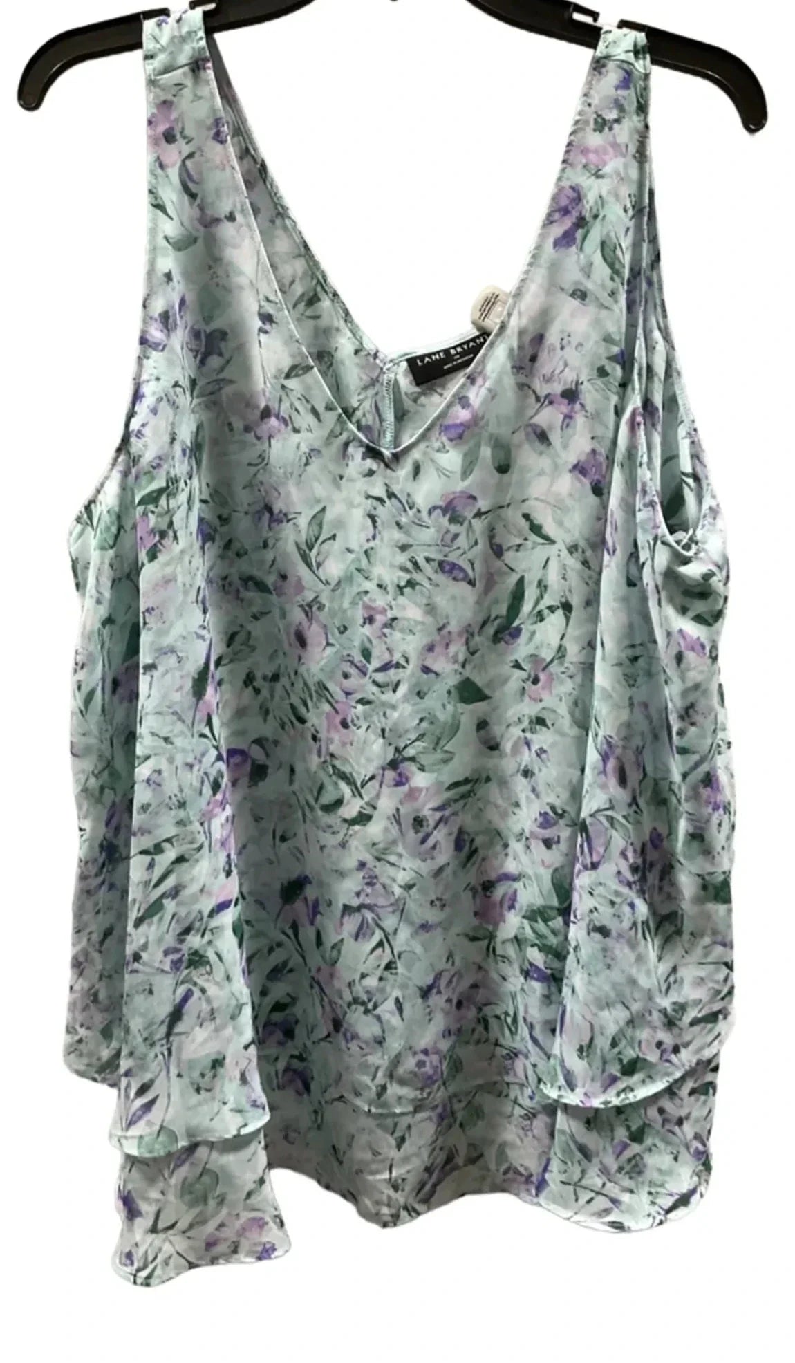 Top Sleeveless By Lane Bryant In Blue, Size: 1x