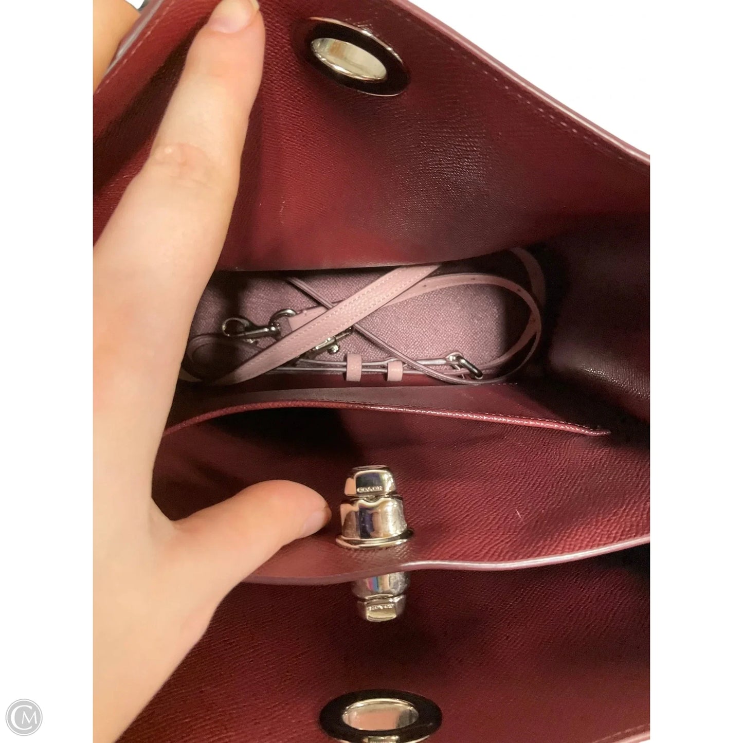 Handbag Designer By Coach, Size: Large