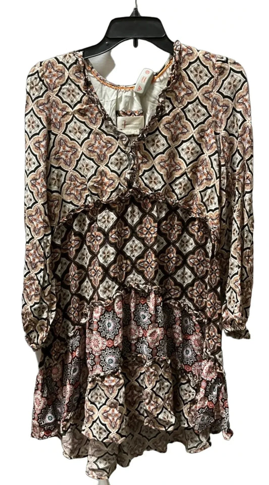 Dress Casual Short By Anthropologie In Brown, Size: S