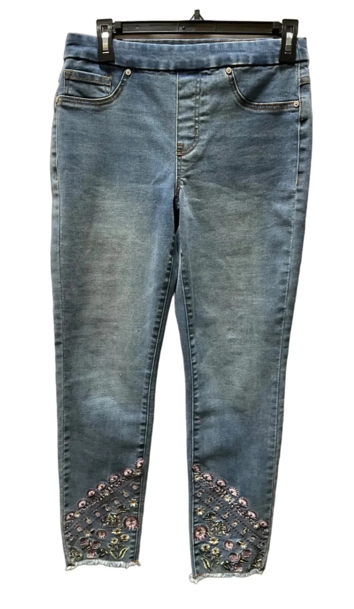Jeans Skinny By Tribal In Blue, Size: 4