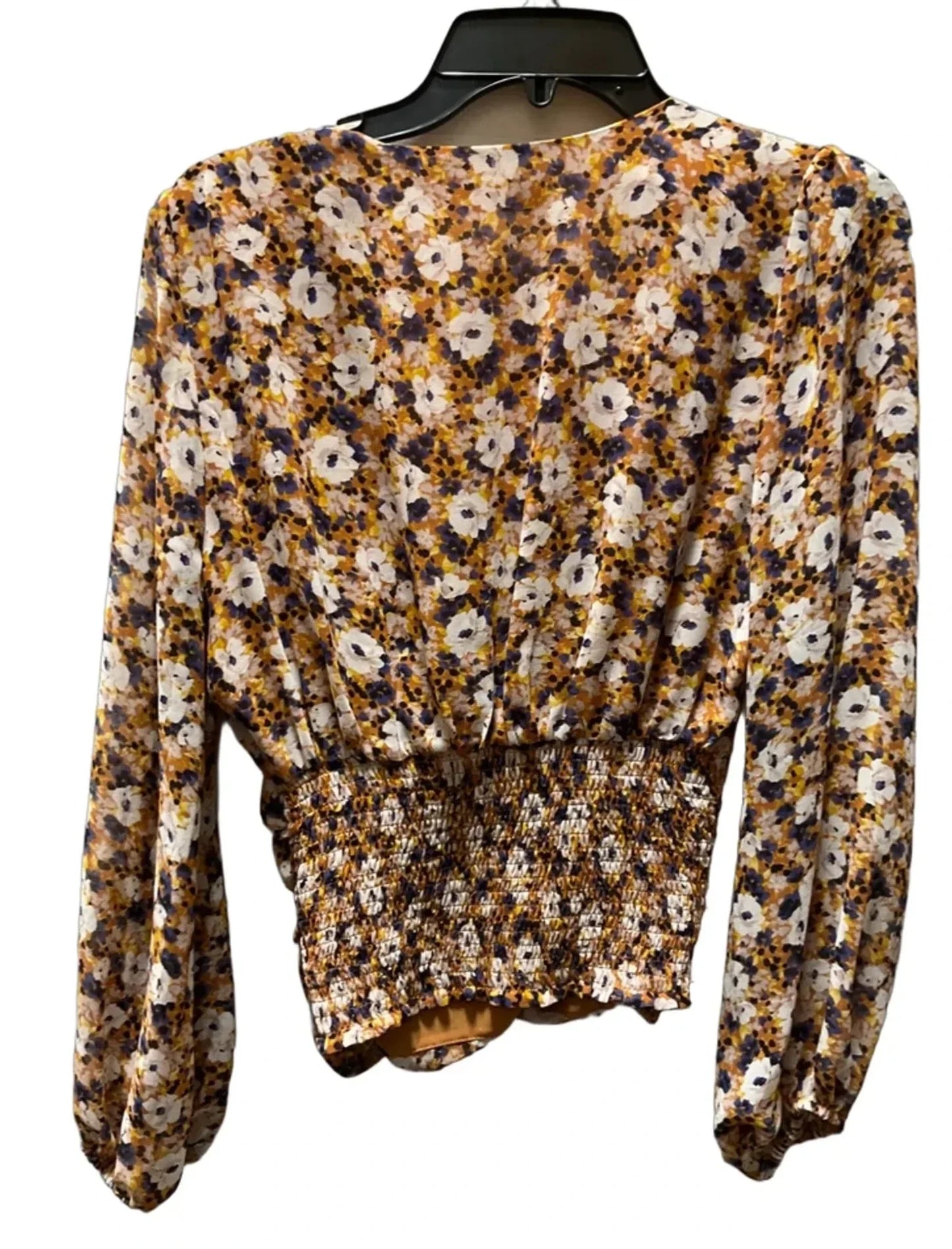 Top Long Sleeve By Astr The Label In Floral Print, Size: M