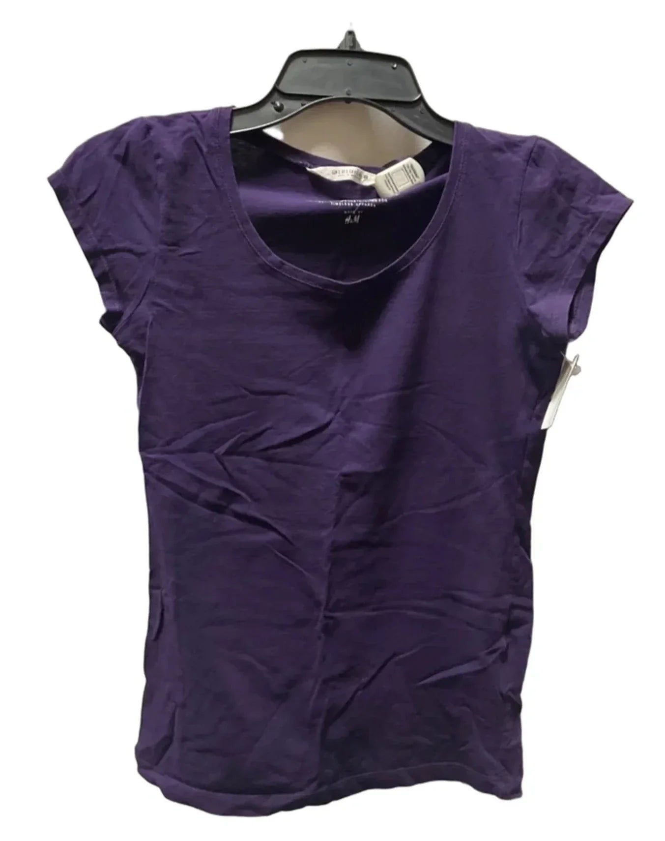 Top Short Sleeve Basic By Logg In Purple, Size: S