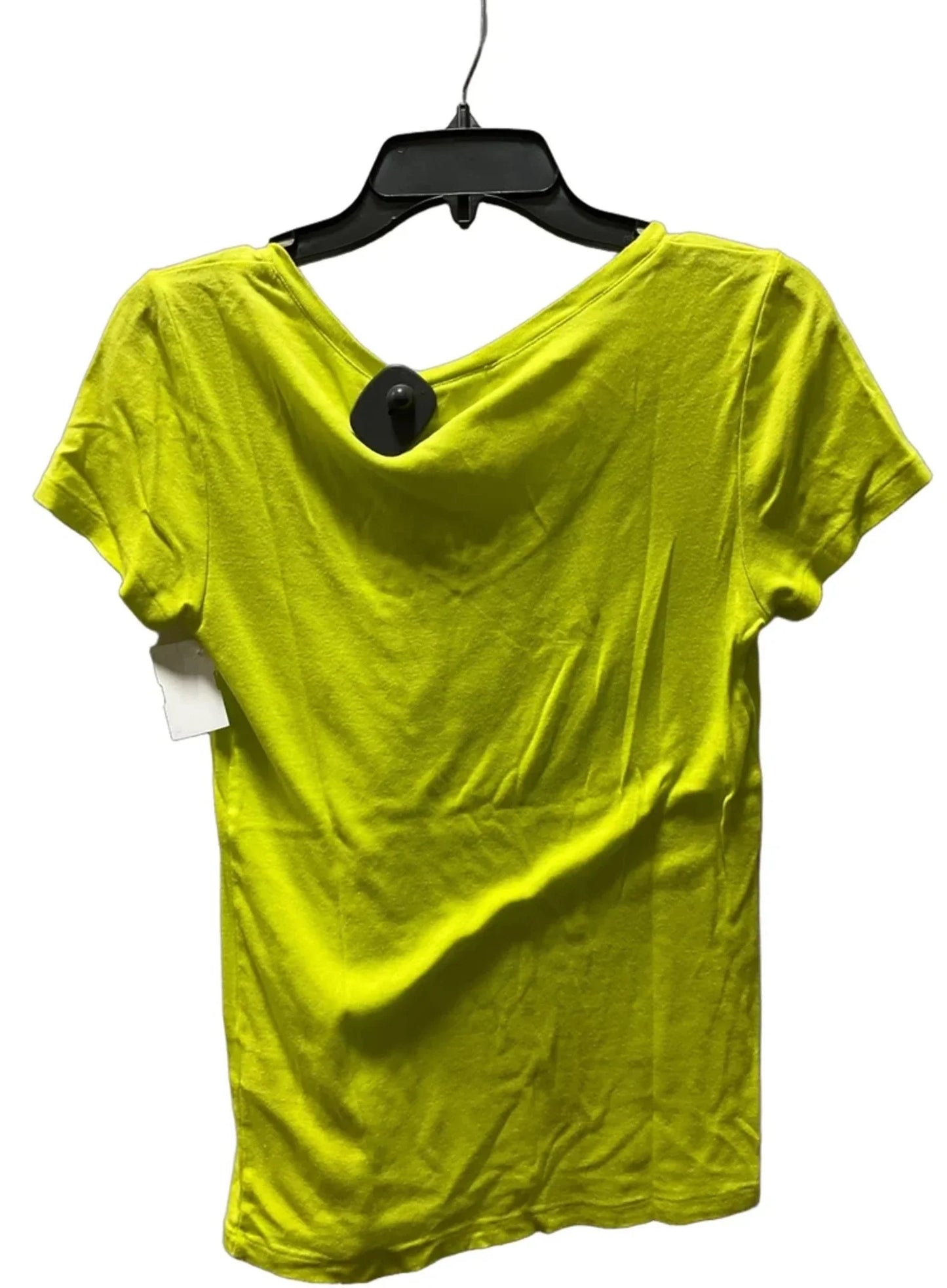 Top Short Sleeve Basic By Ralph Lauren In Yellow, Size: L