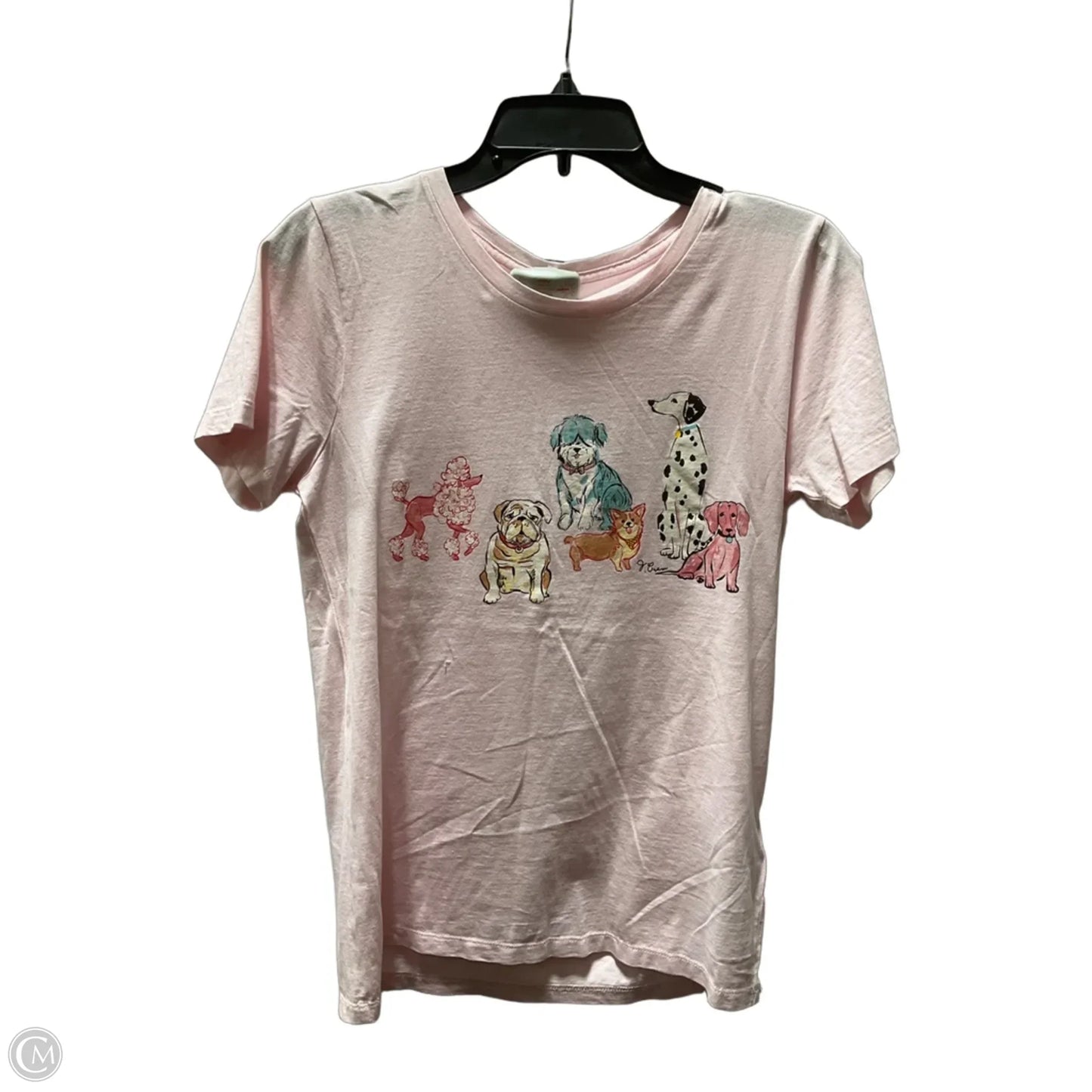 Top Short Sleeve By J. Crew In Pink, Size: M