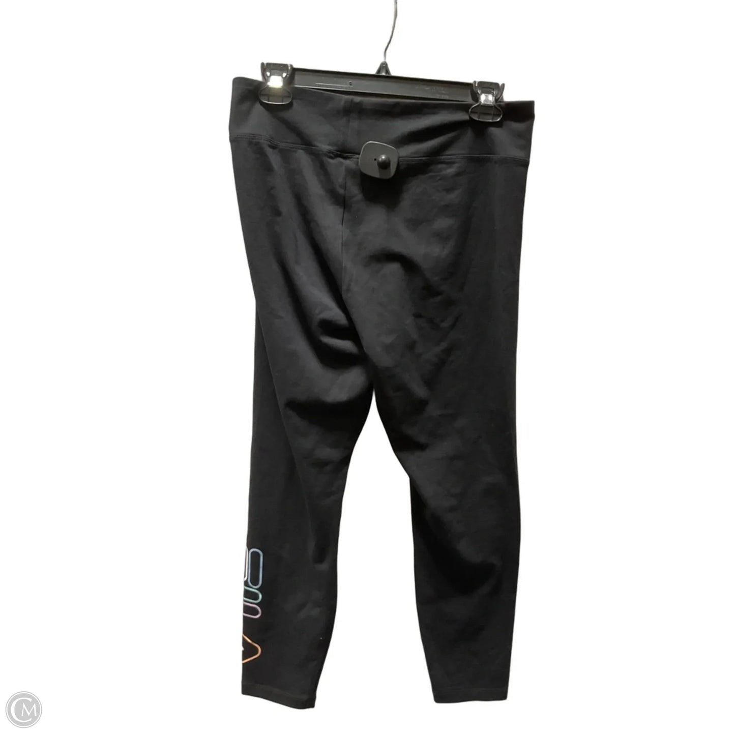 Athletic Leggings By Fila In Black, Size: L
