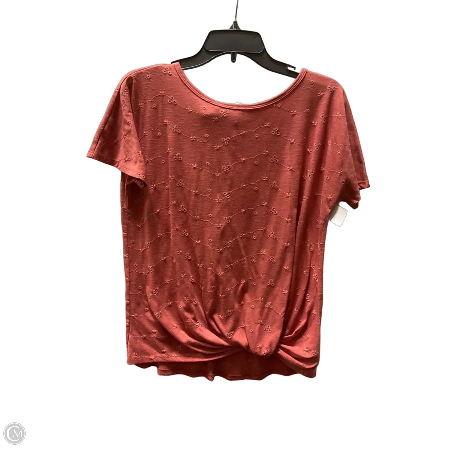 Top Short Sleeve By Maurices In Orange, Size: S