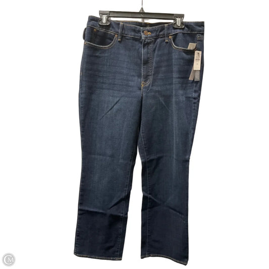 Jeans Boot Cut By Talbots In Blue, Size: 12p