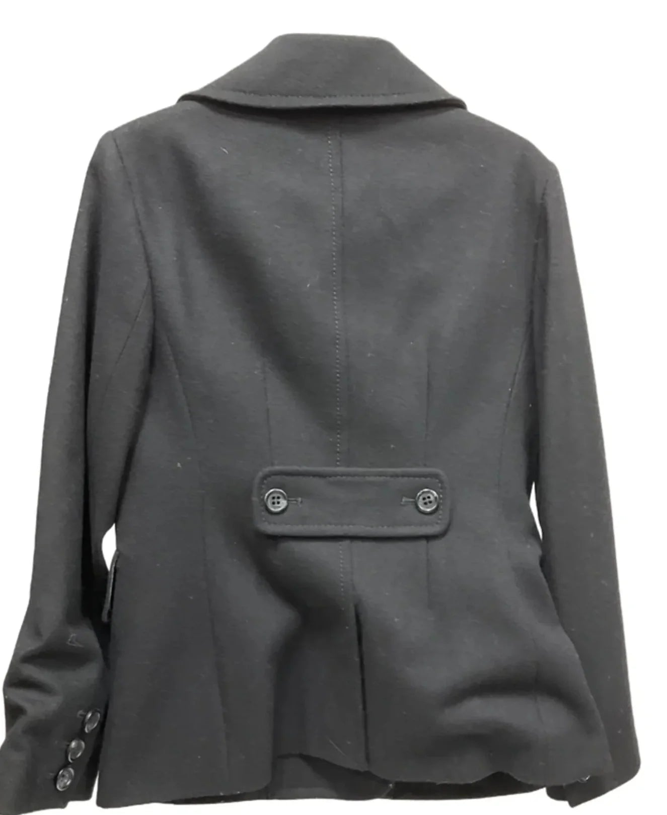 Coat Peacoat By Bcbgmaxazria In Black, Size: M