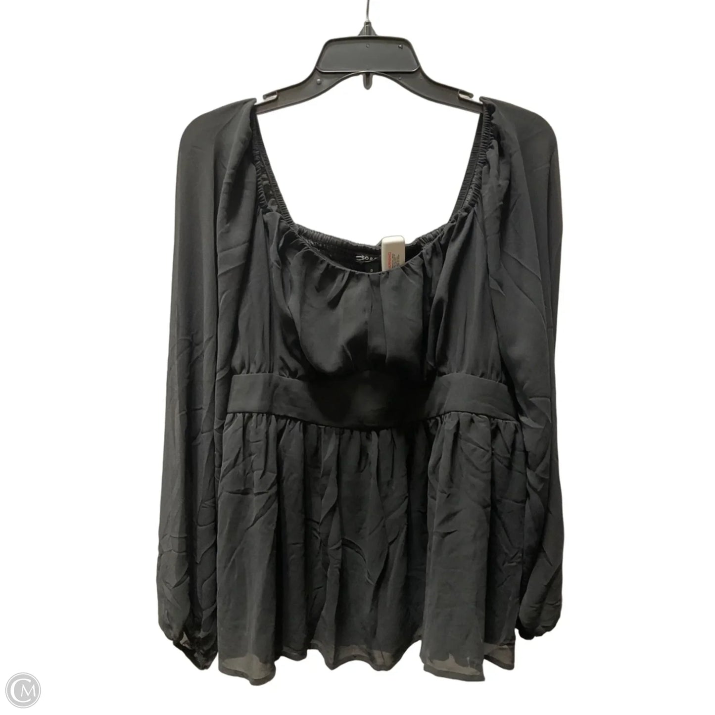 Top Long Sleeve By Torrid In Black, Size: L