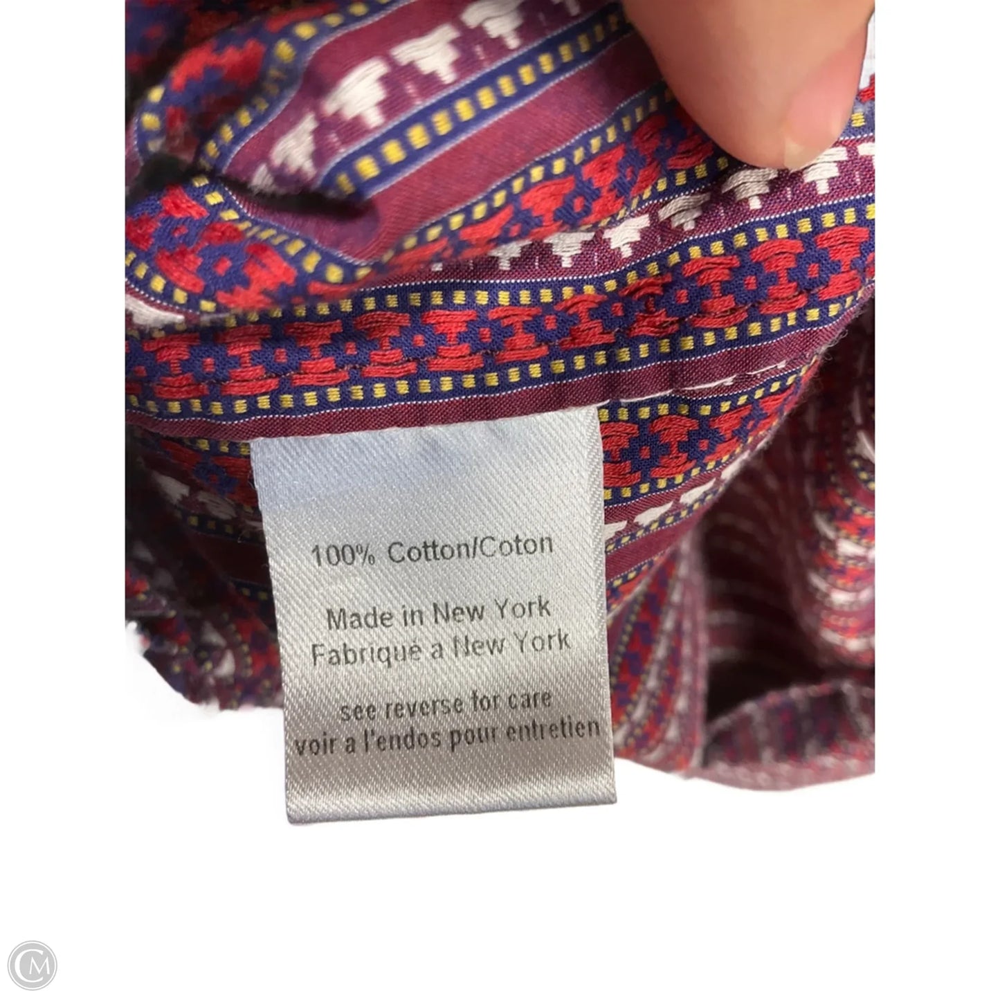 Top Long Sleeve By Cma In Pink, Size: S