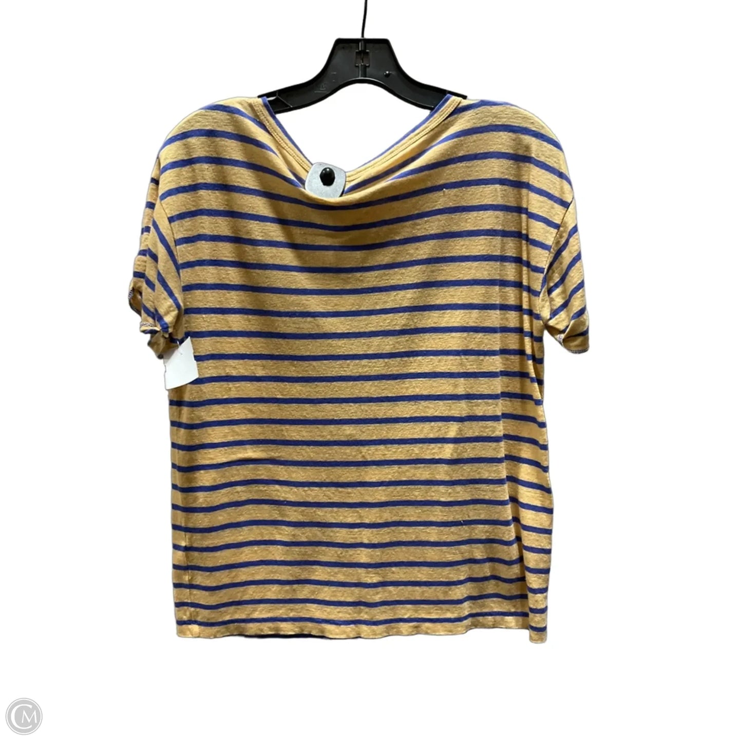 Top Short Sleeve By J. Crew In Striped Pattern, Size: M