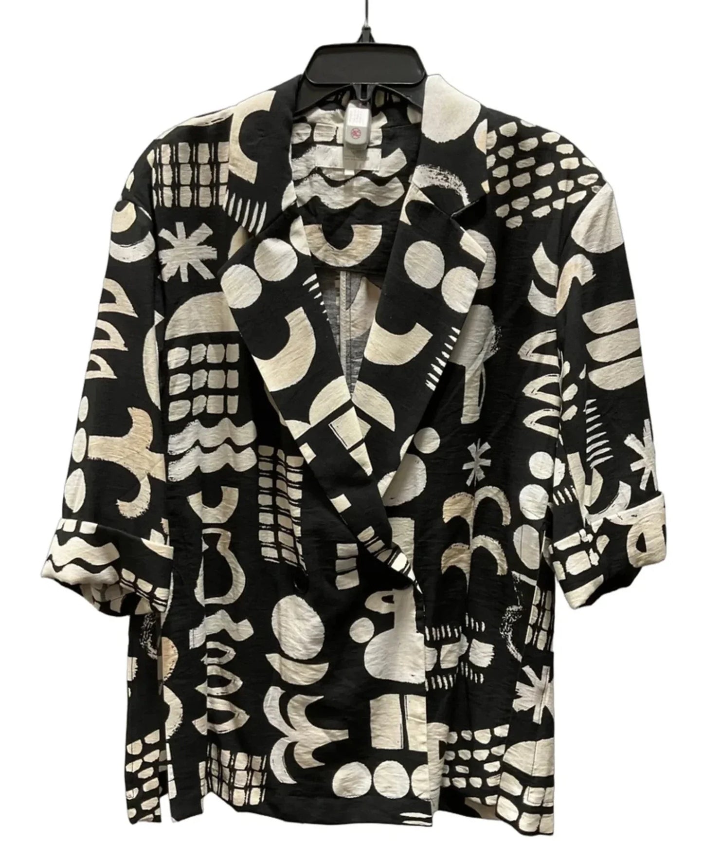 Top Short Sleeve By Zara In Black, Size: M