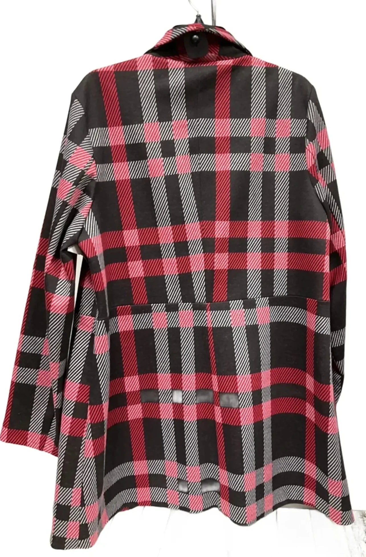 Coat Peacoat By Cato In Plaid Pattern, Size: Xl
