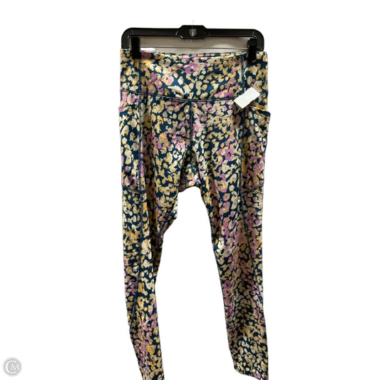 Athletic Leggings By Tek Gear In Animal Print, Size: L