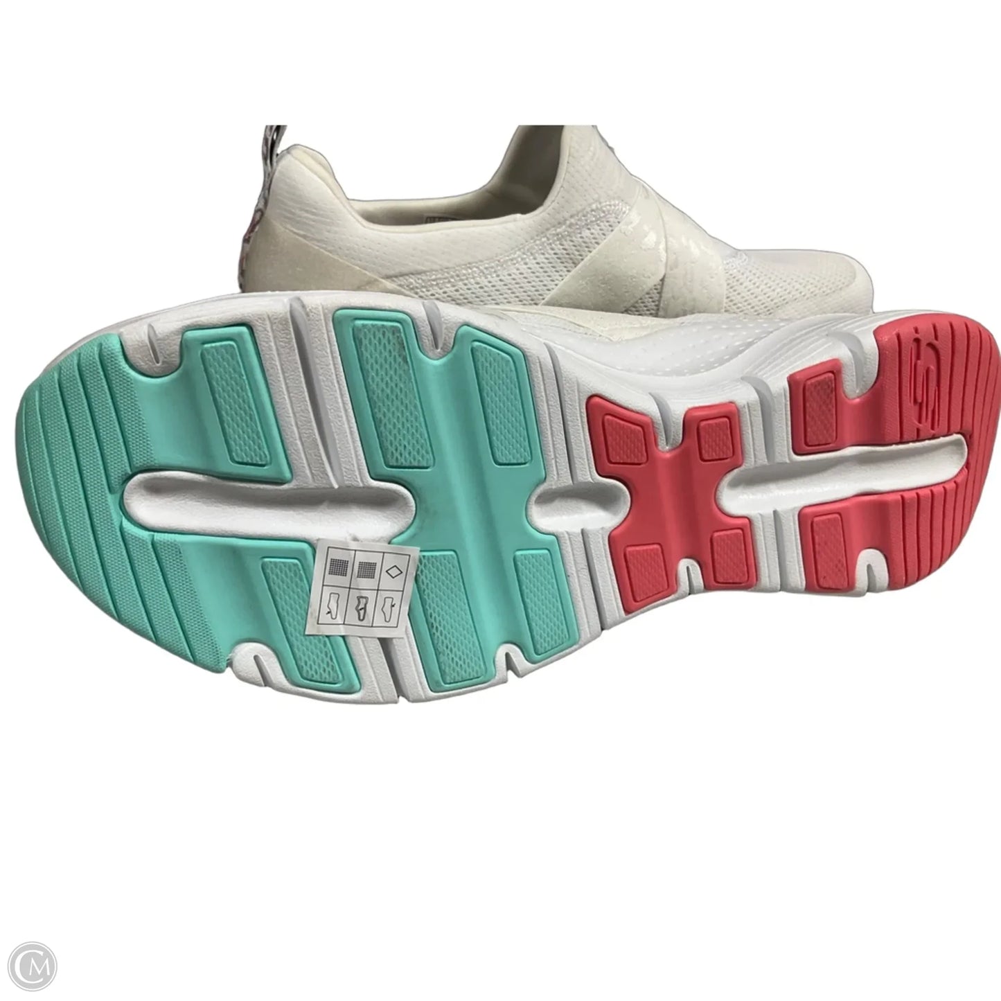Shoes Athletic By Skechers In White, Size: 10