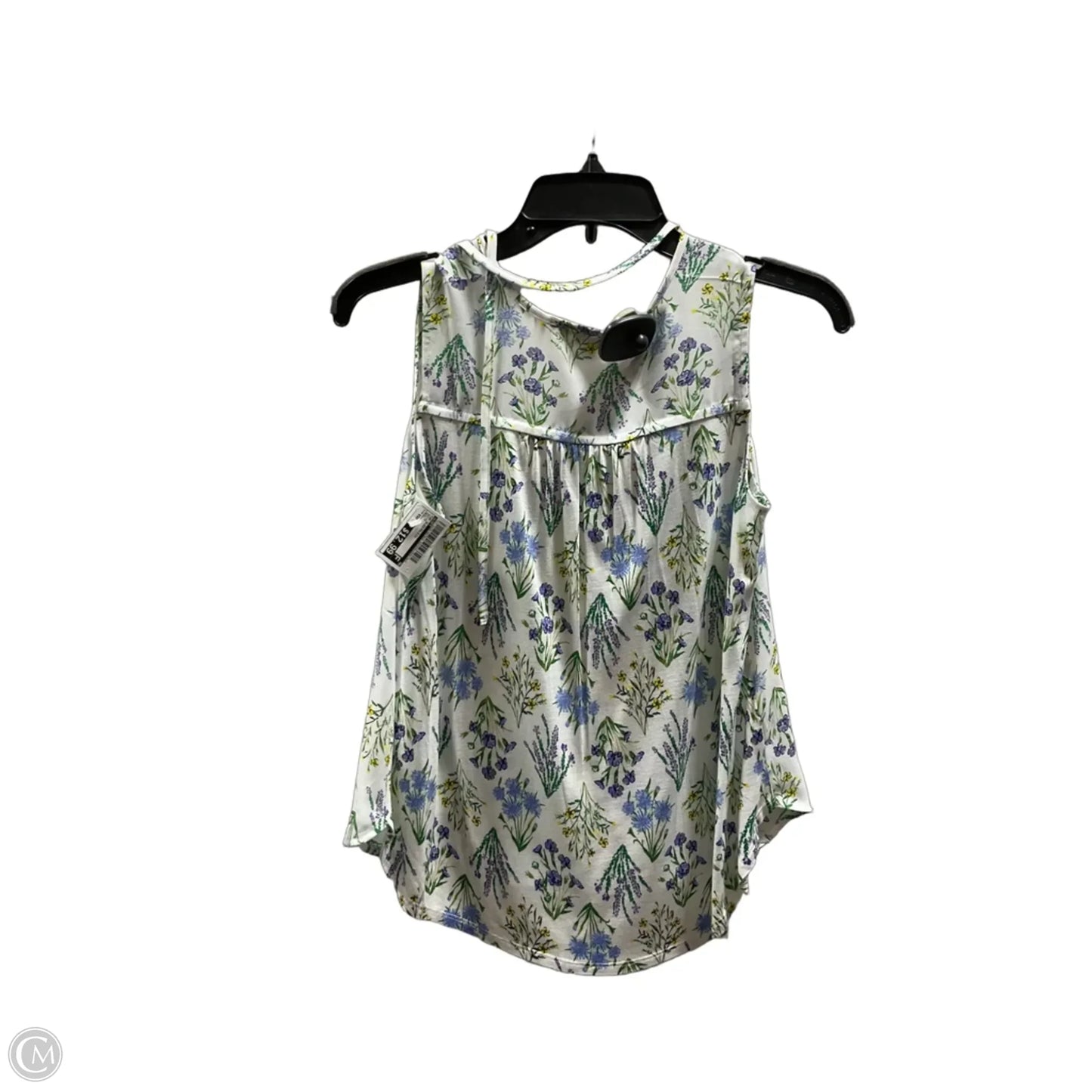 Top Sleeveless By Loft In White, Size: Xsp