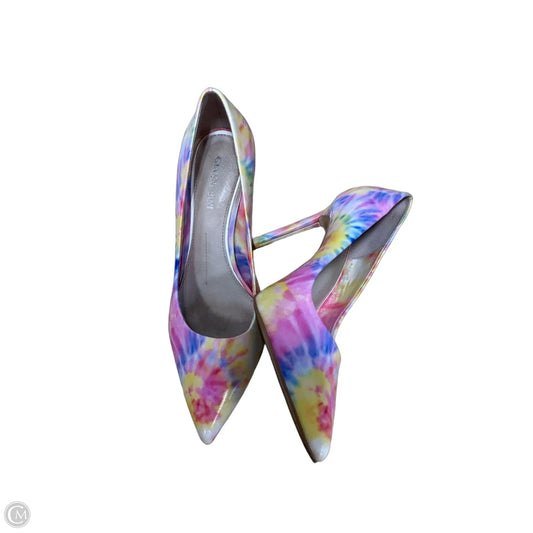 Shoes Heels Stiletto By Gianni Bini In Tie Dye Print, Size: 8.5