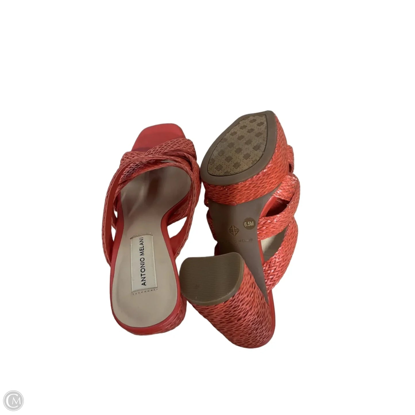 Sandals Heels Platform By Antonio Melani In Orange, Size: 6.5