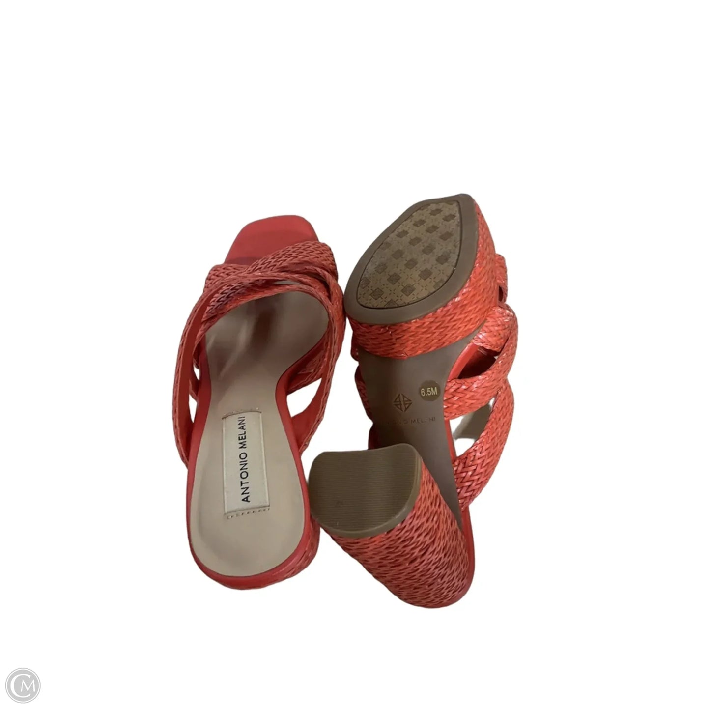 Sandals Heels Platform By Antonio Melani In Orange, Size: 6.5
