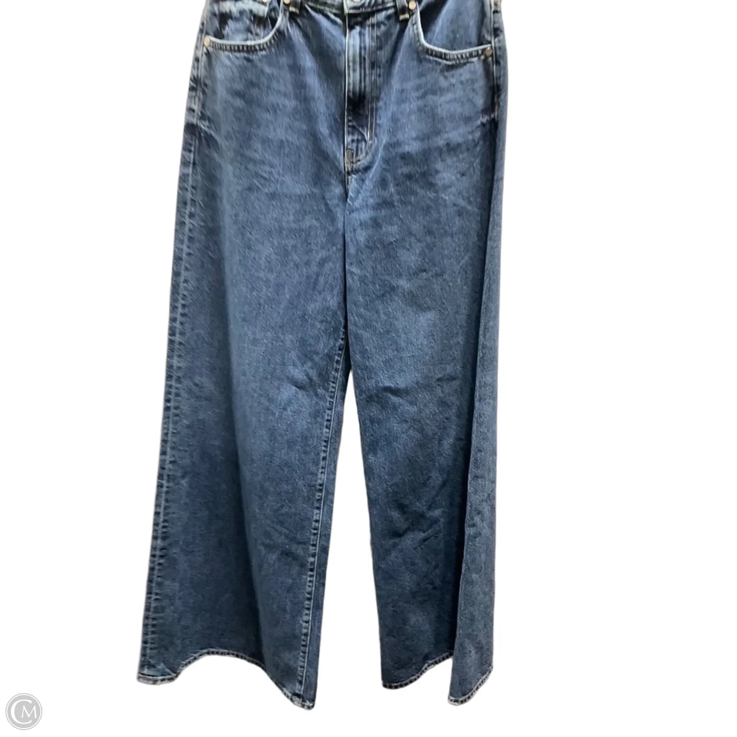 Jeans Wide Leg By Cmb In Blue, Size: 4