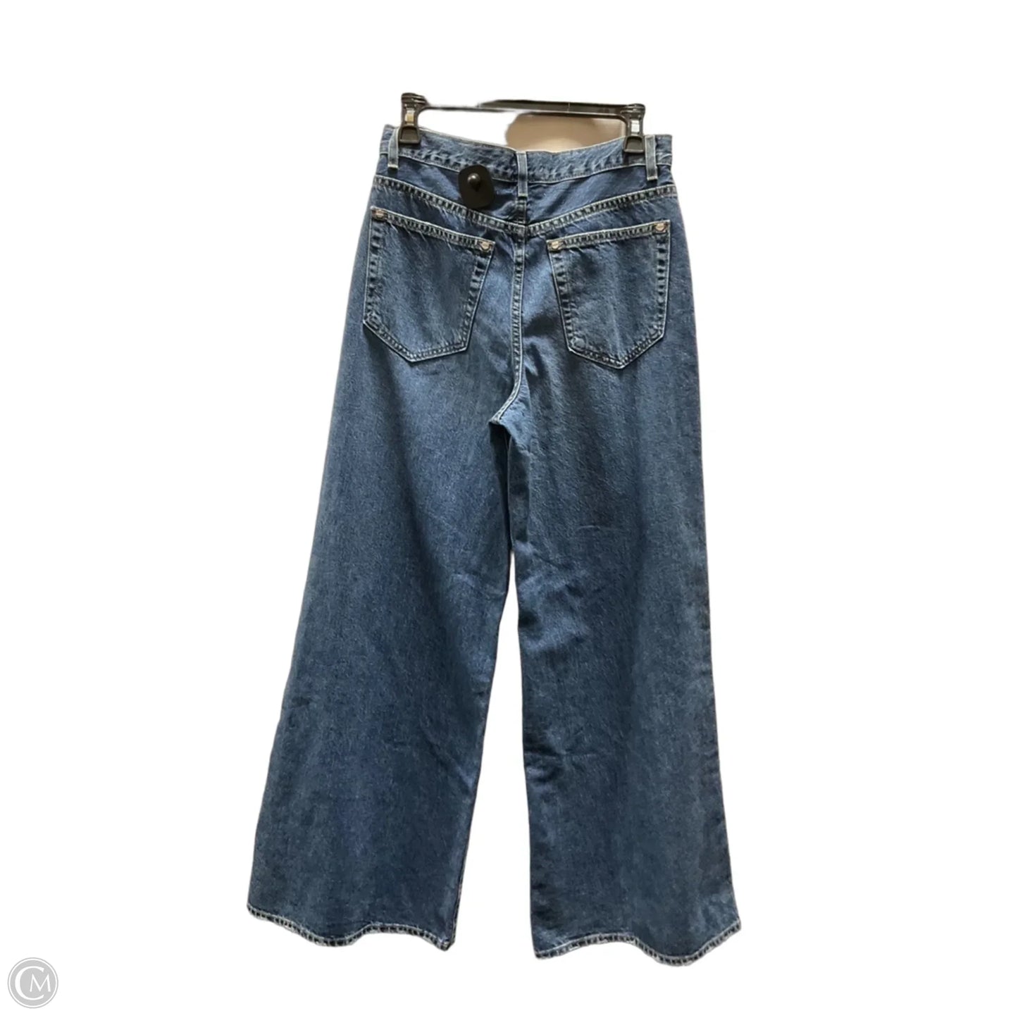Jeans Wide Leg By Cmb In Blue, Size: 4